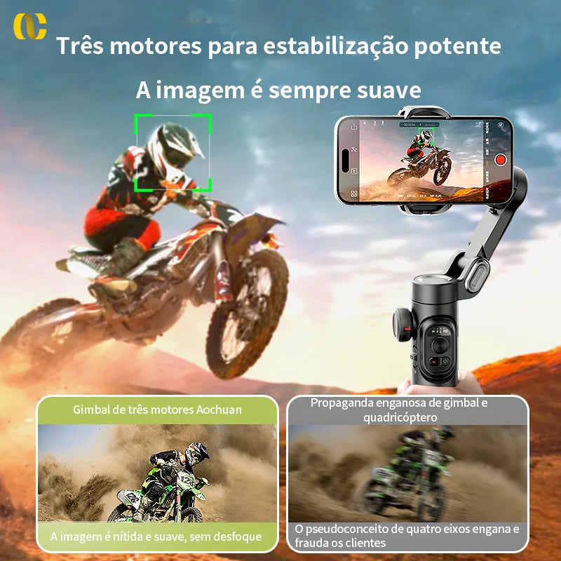 estabilizador para filmagens e fotografias para celulares